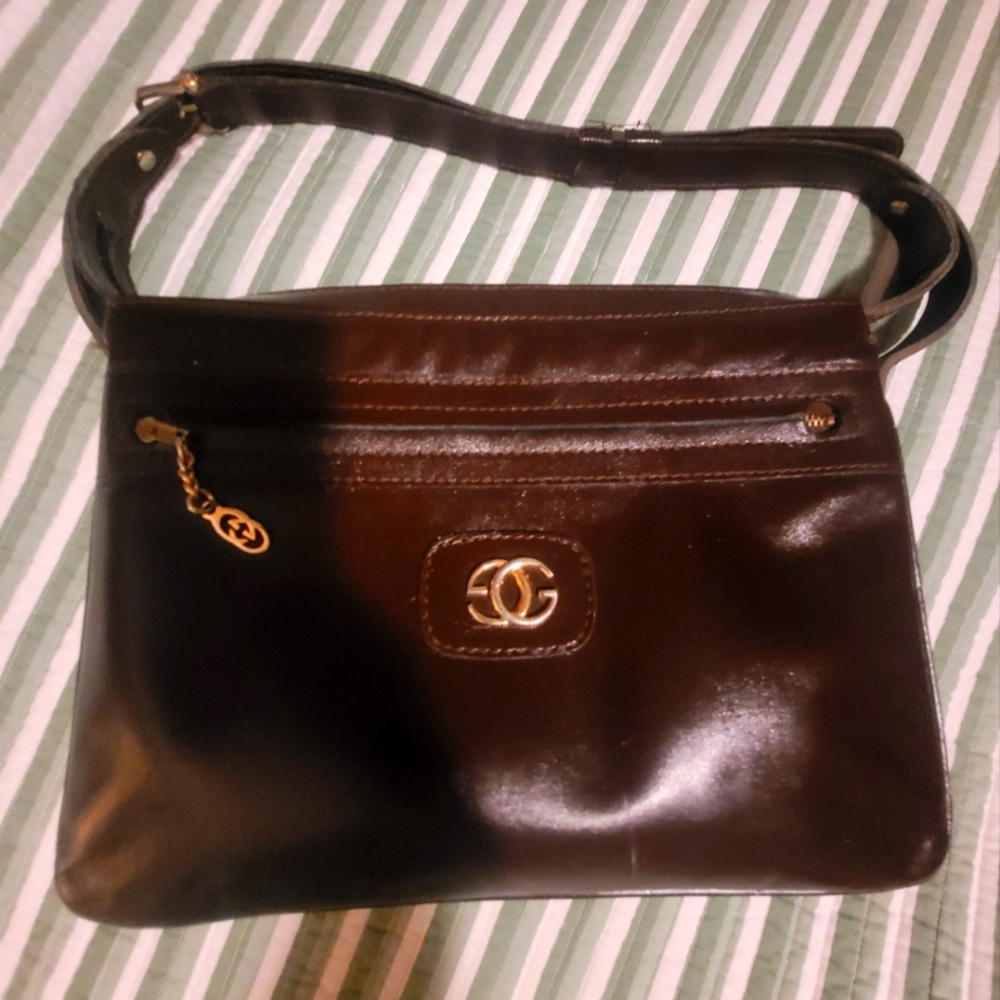Rare Vintage Napa Vaca Argentina Cognac Leather Bag